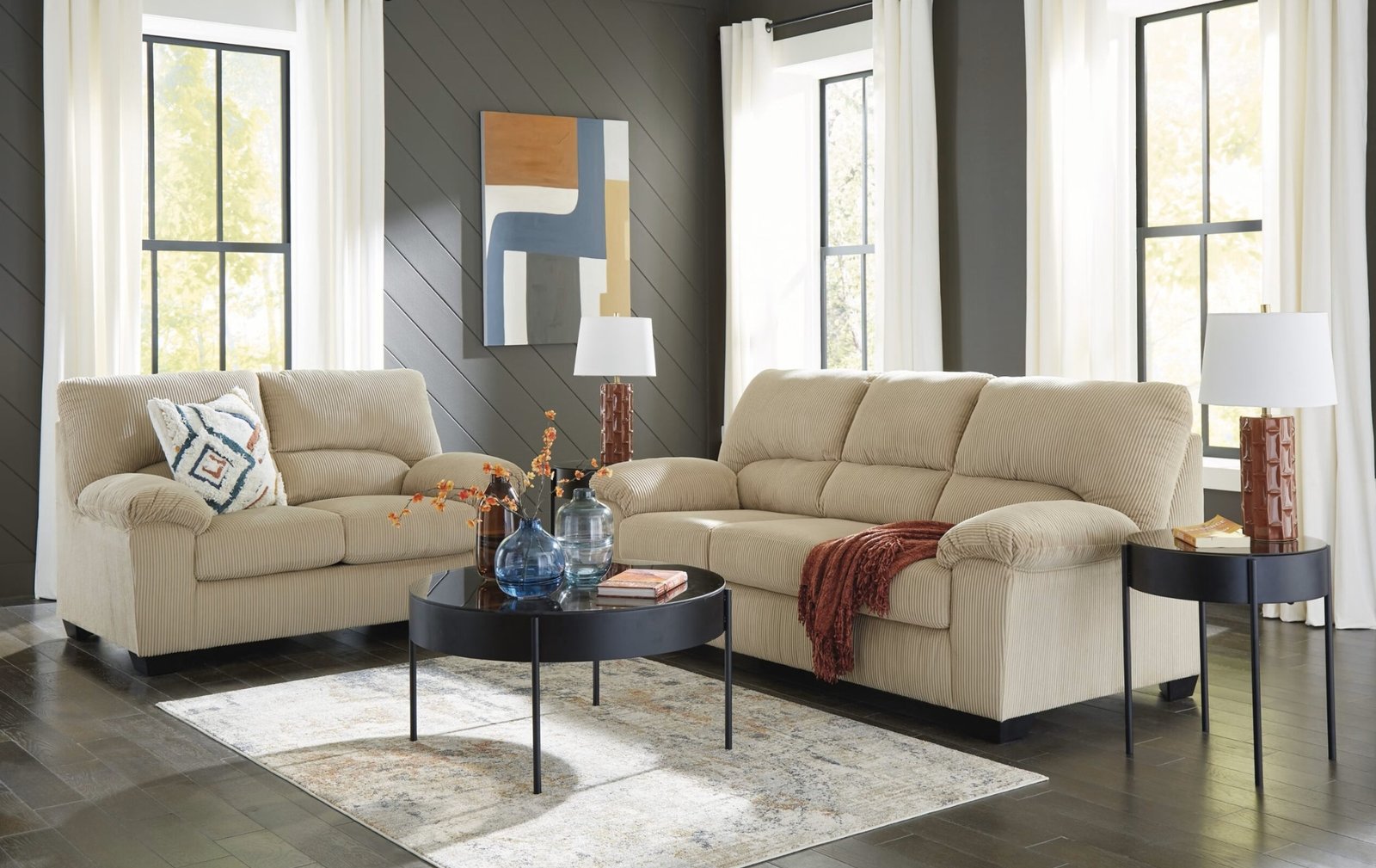 SimpleJoy Sofa and Loveseat.