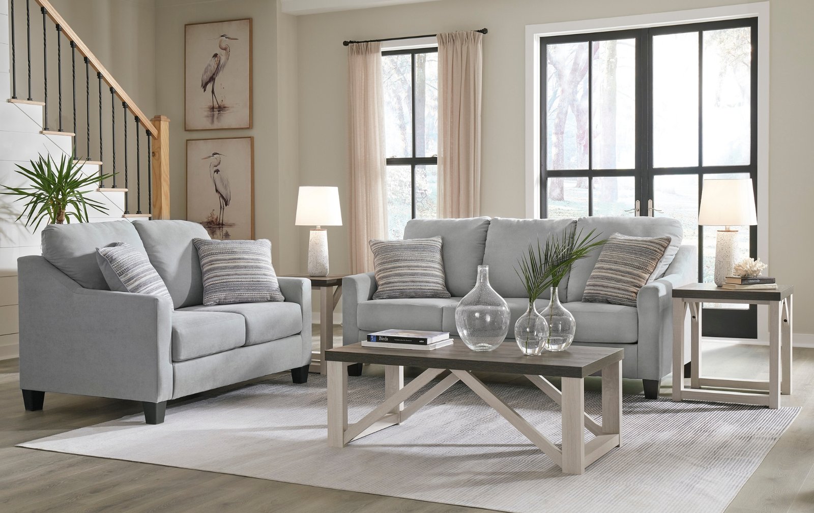 Adlai Sofa and Loveseat