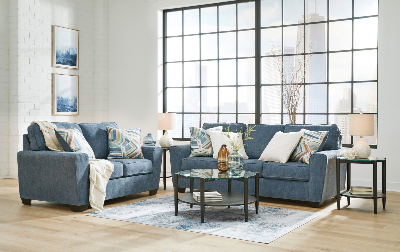 Cashton Sofa and Loveseat.