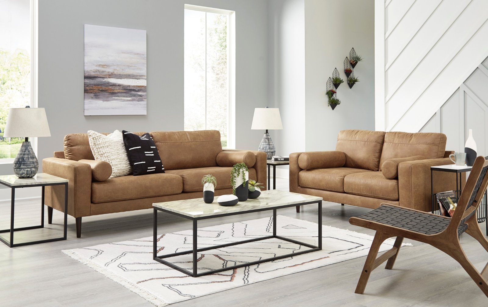 Telora Sofa and Loveseat.