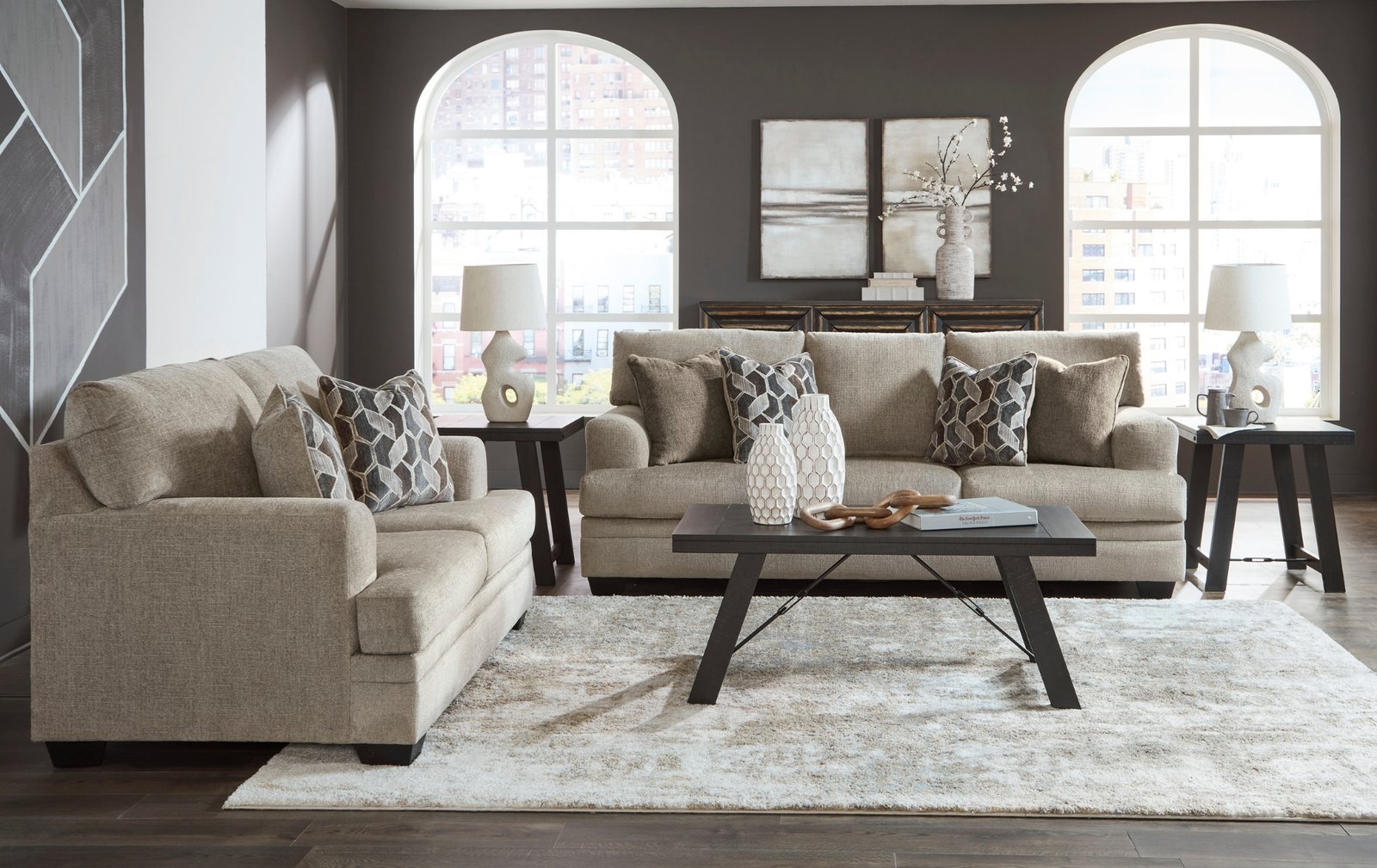 Stonemeade Sofa and Loveseat.