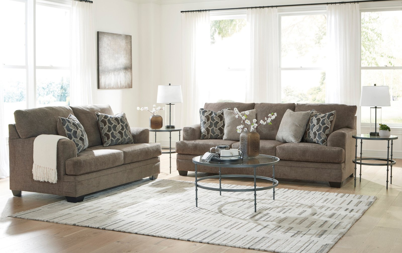 Stonemeade Sofa and Loveseat.