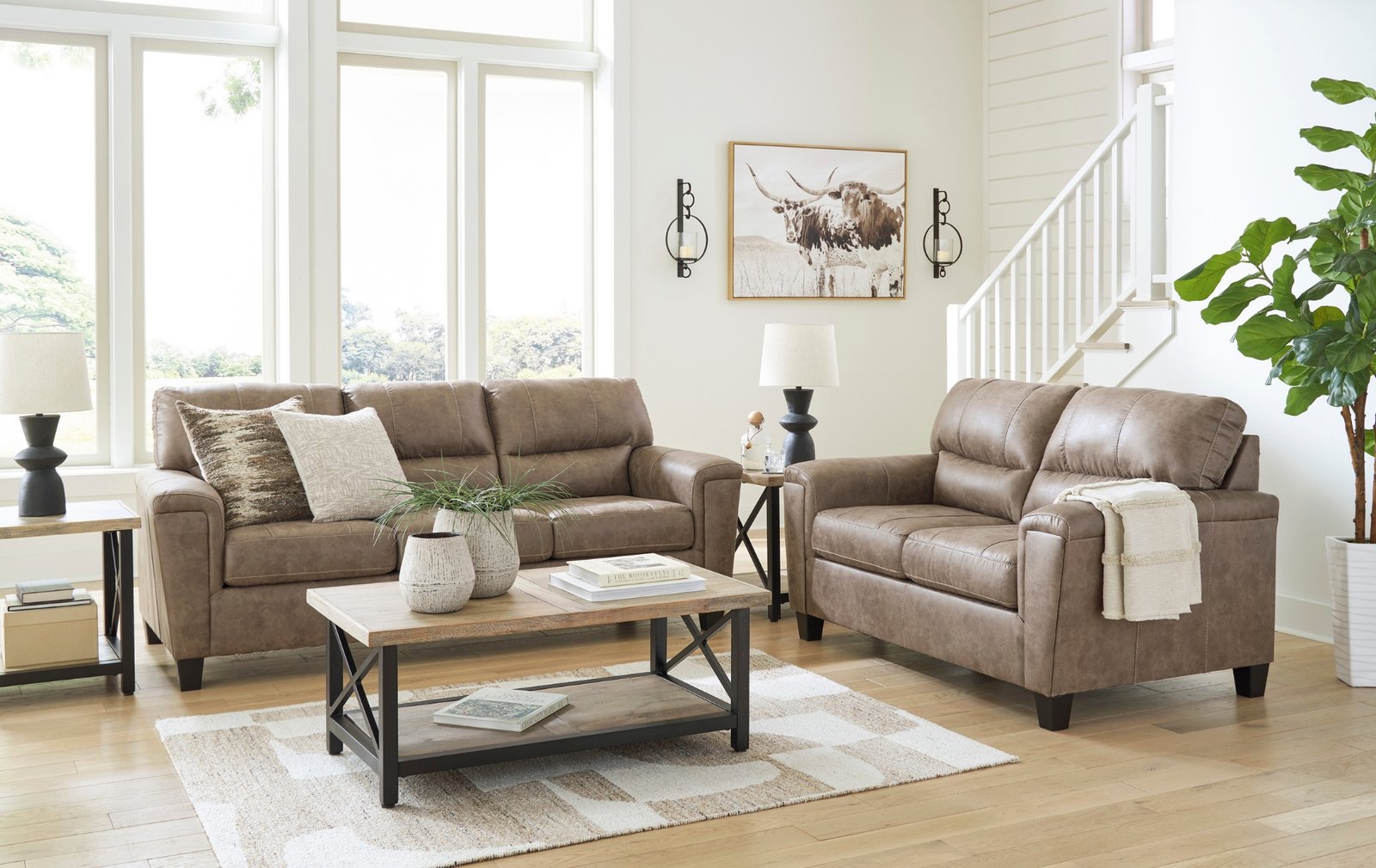 Navi Sofa and Loveseat.