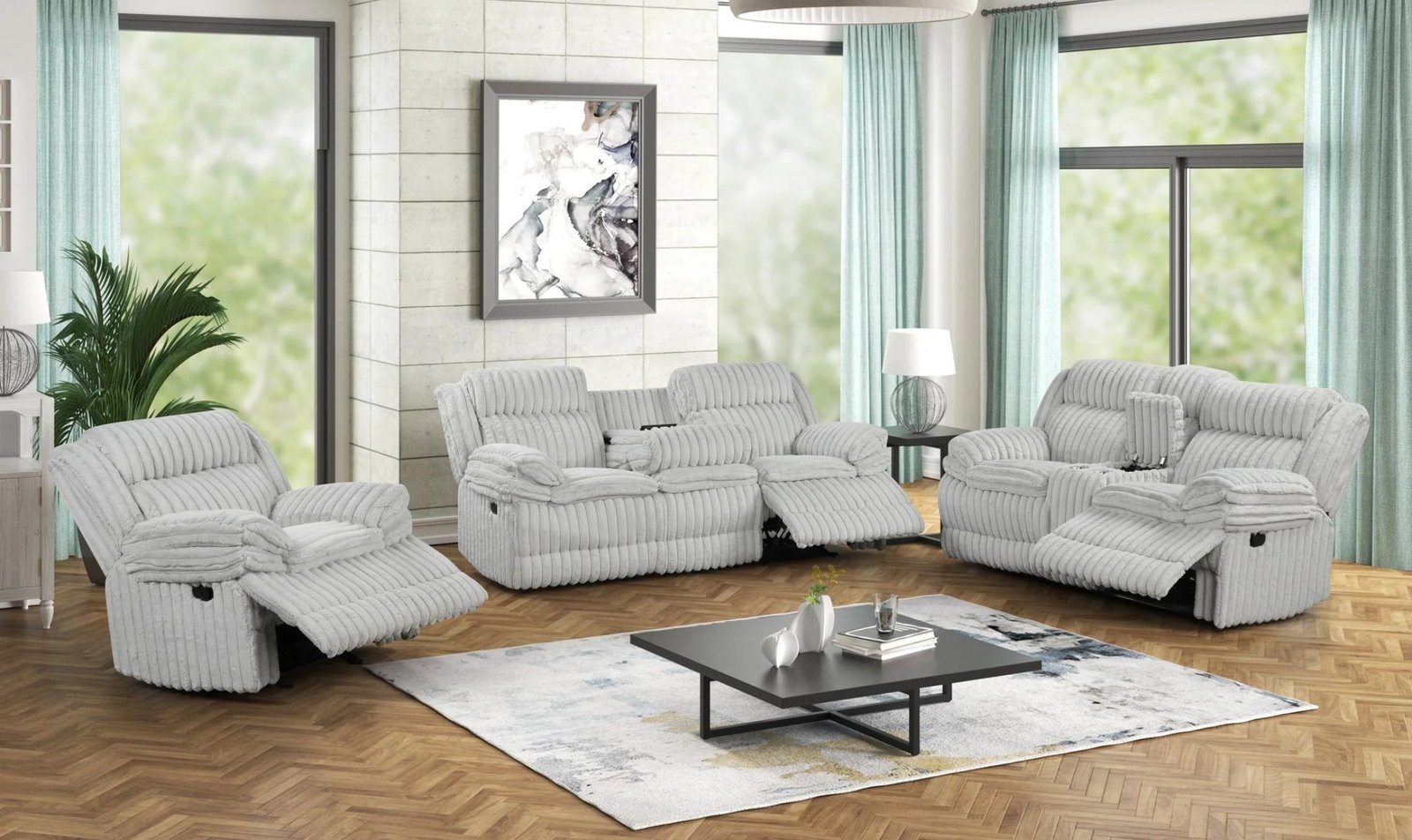 Mellow 3PC Reclining Living Room Set