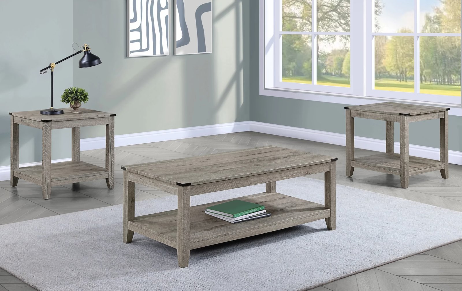 Milton Coffee Table Set (3pc)