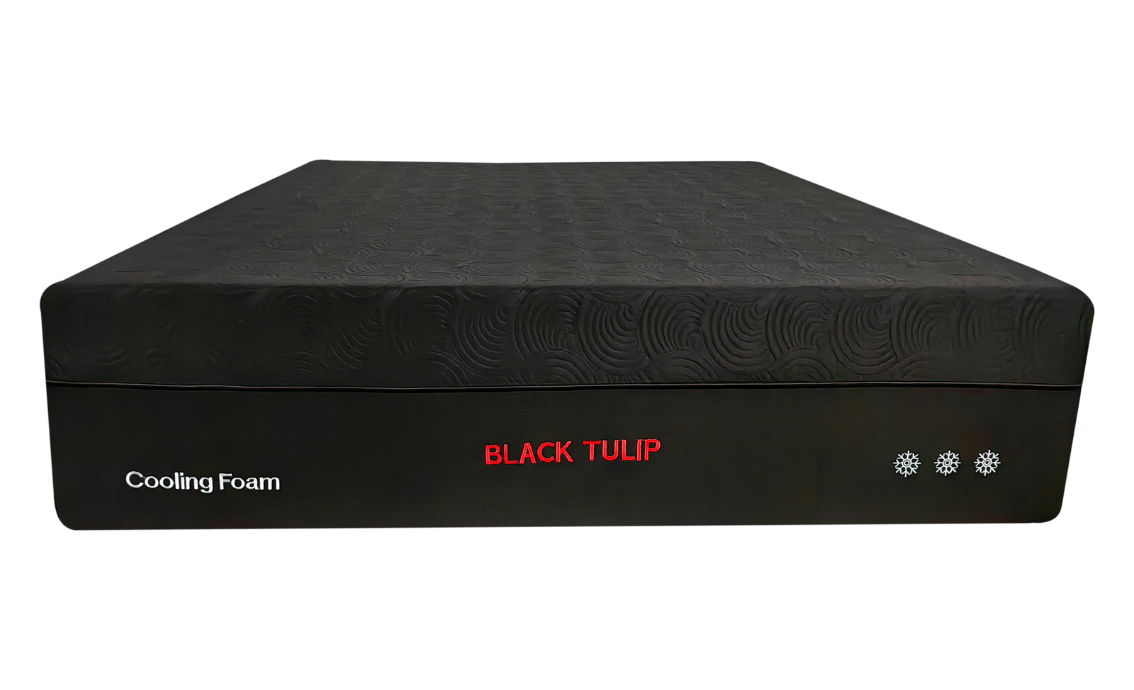 King Size Black Tulip Gel Memory Foam Mattress