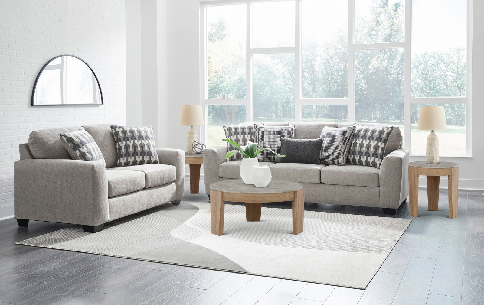 Avenal Park Sofa and Loveseat
