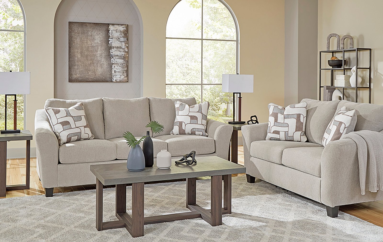 Willarae Sofa and Loveseat