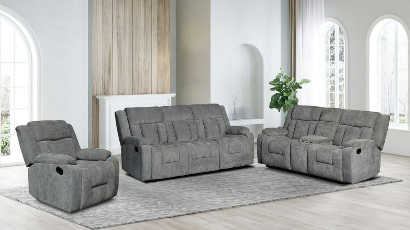 Farrah Gray 3PC Reclining Living Room Set