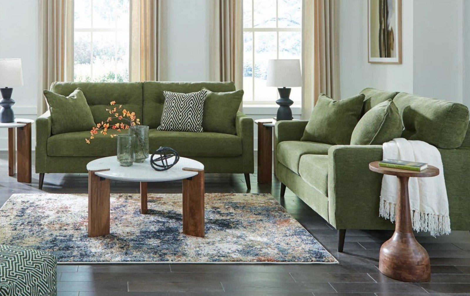 Bixler Sofa and Loveseat