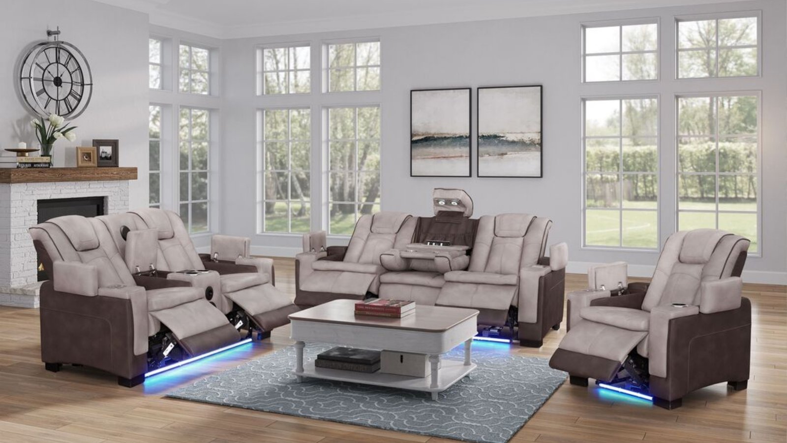 Rodeo 3PC Power Reclining Living Room Set