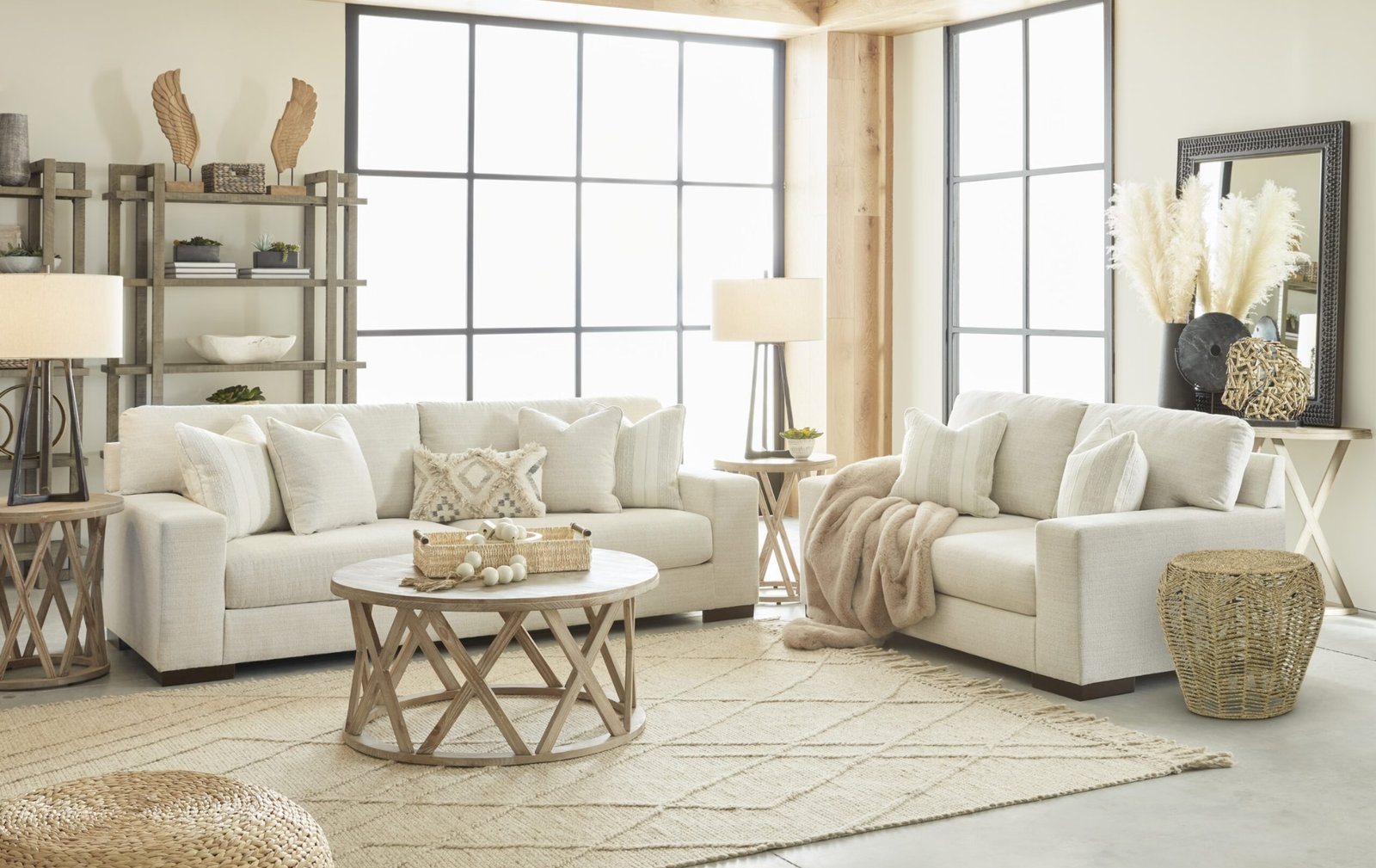 Maggie Sofa and Loveseat
