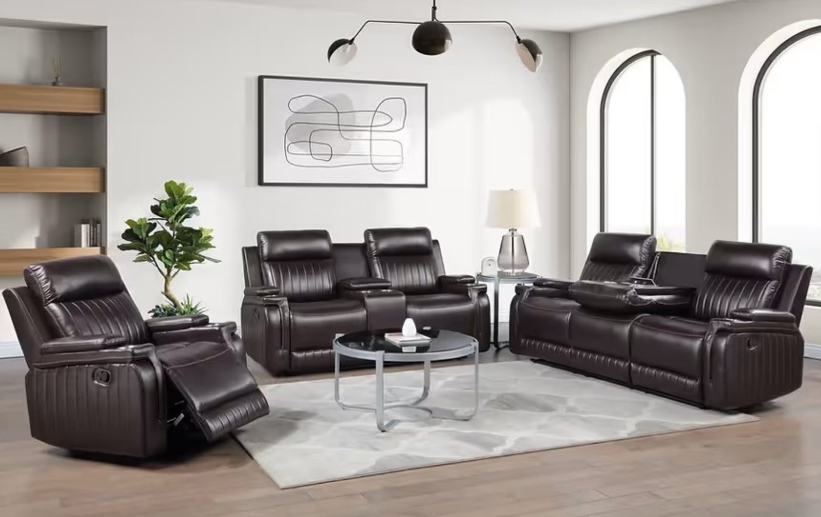 Ethan Brown 3PC Reclining Living Room Set