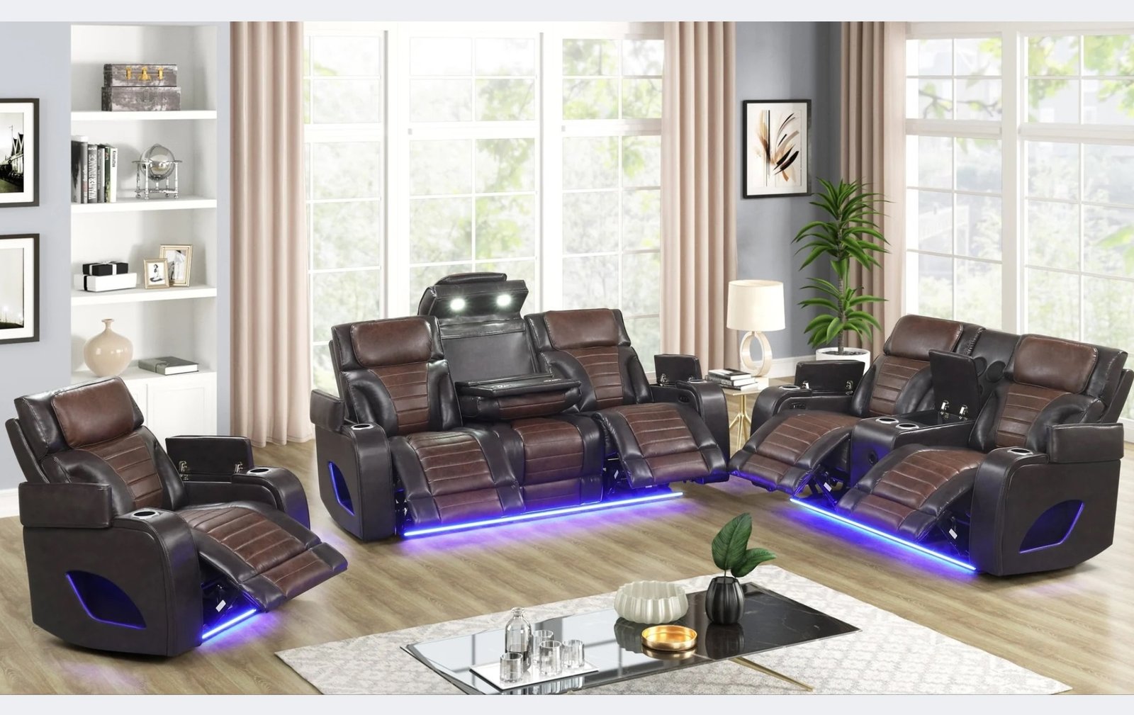 Robin Brown 3PC Reclining Living Room Set