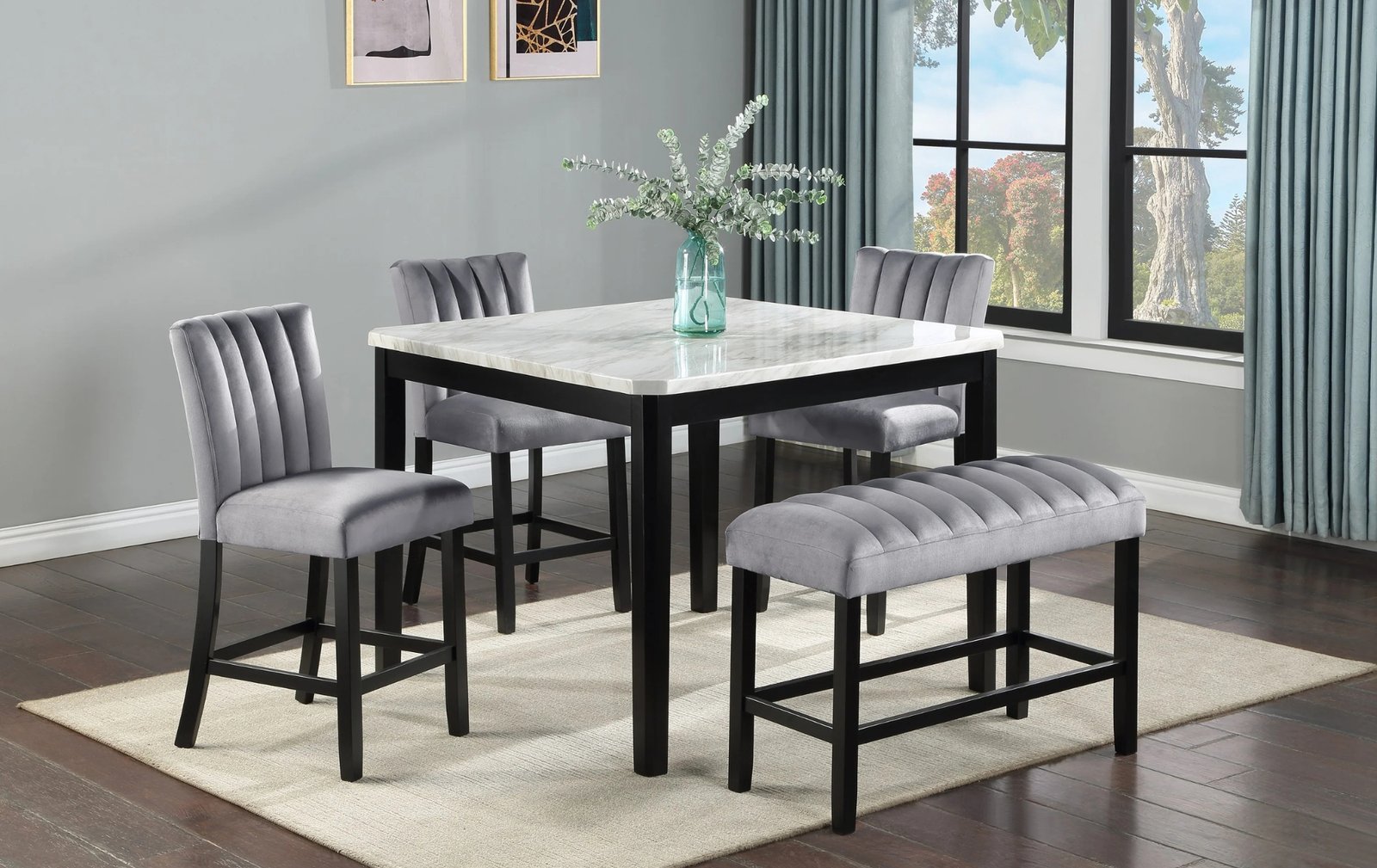 Pascal 5-Piece Counter Height Dining Set