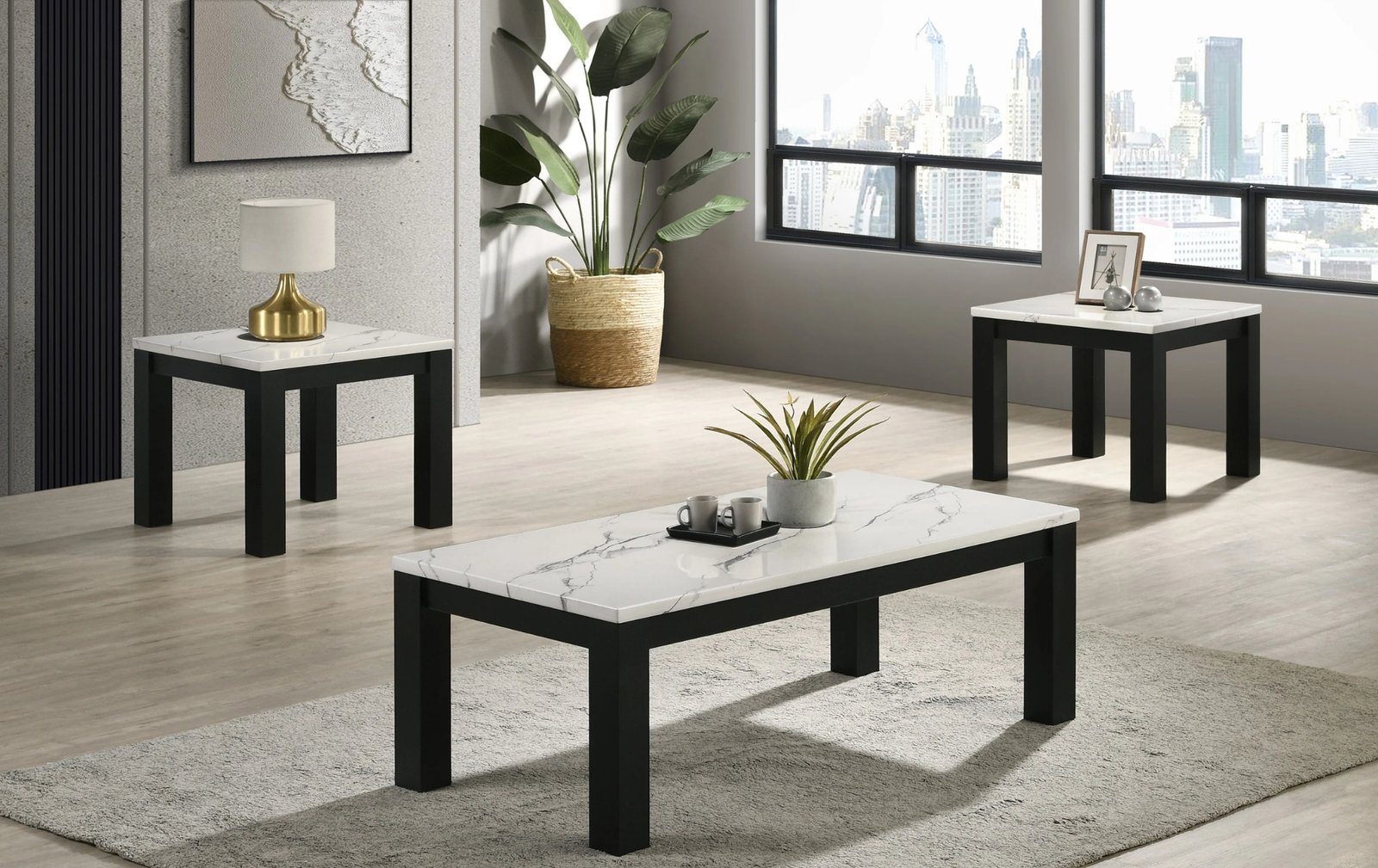 Ivy Coffee Table Set (3pc)