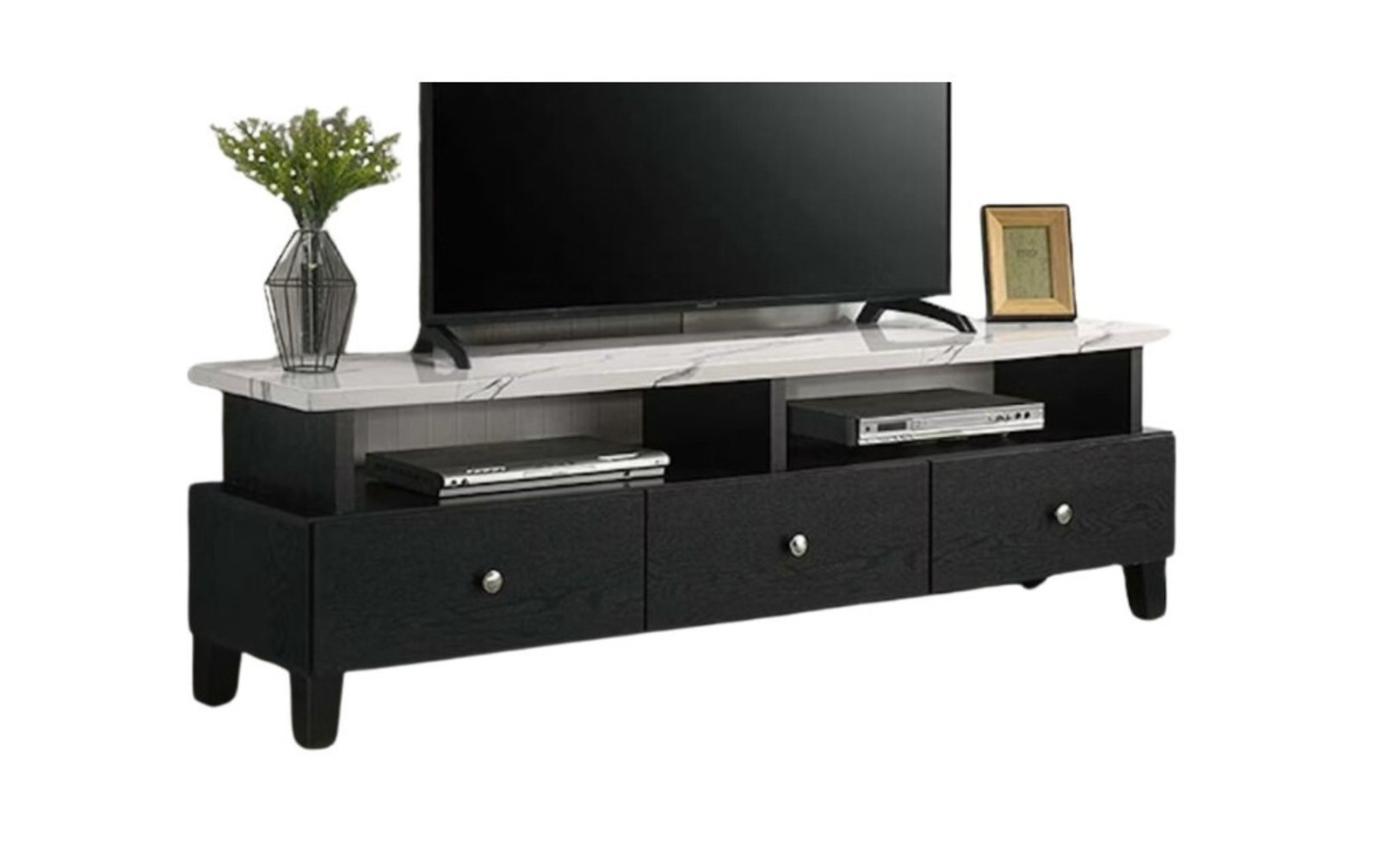 Alina Black TV Stand