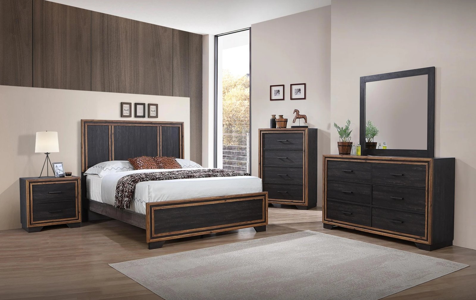 Windsor Rustic Queen Bedroom Set