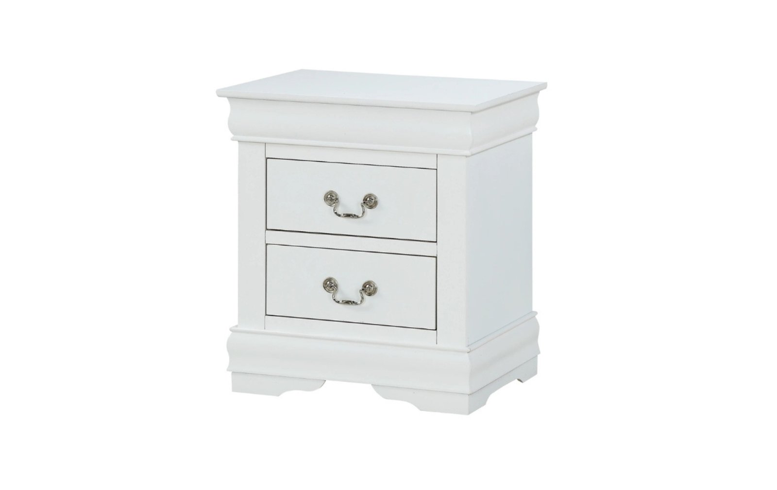 Louis Philip White Nightstand