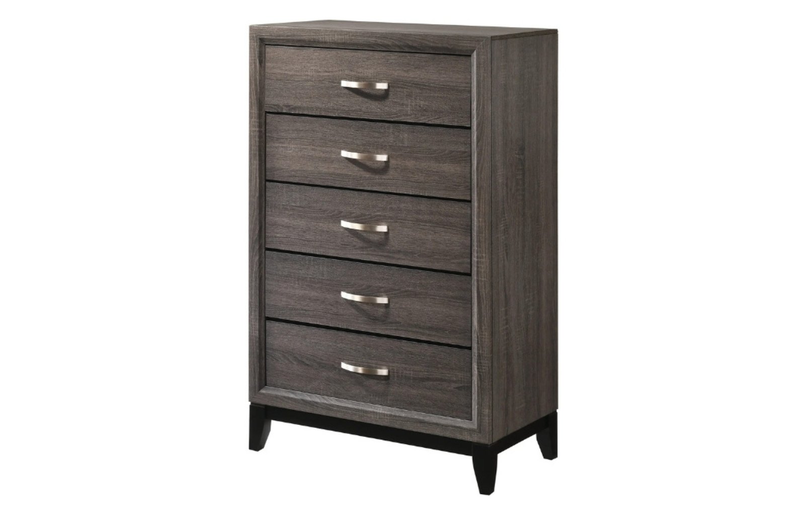Akerson Grey 5-Drawer Chest