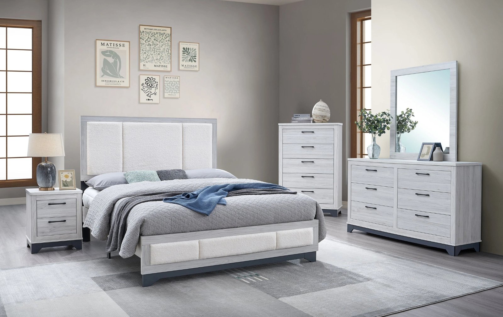 Kevin Platform Queen Bedroom Set