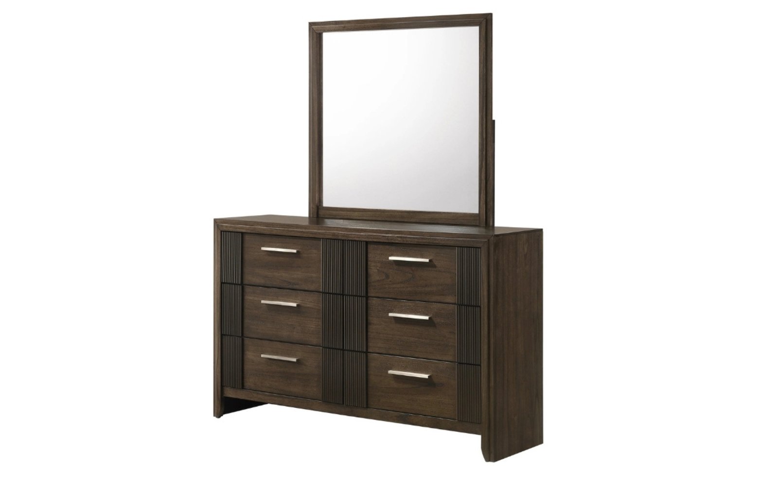 Carlton Brown Dresser & Mirror