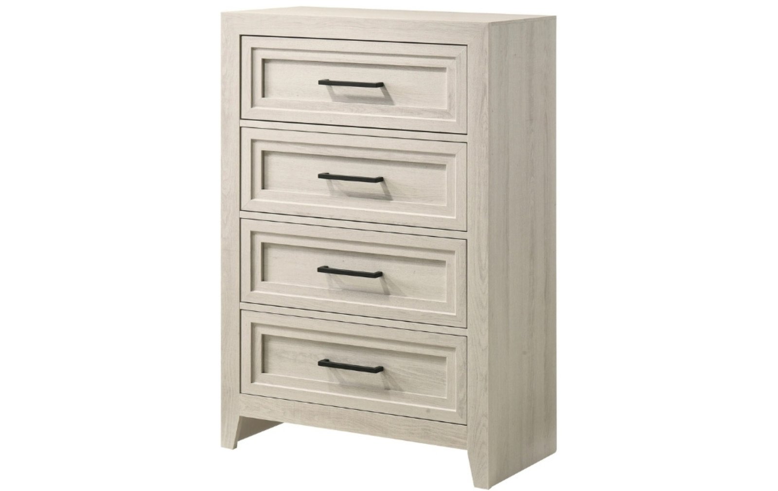 Lorraine White 4-Drawer Chest
