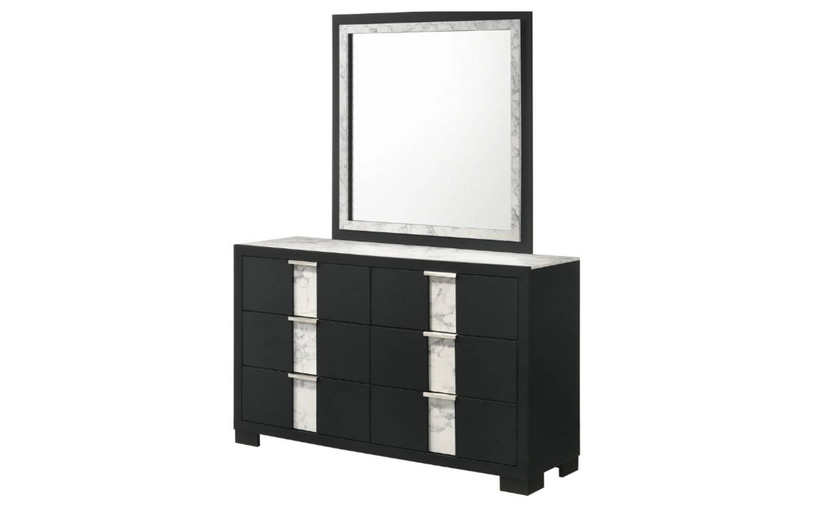 Rangley Black Dresser & Mirror