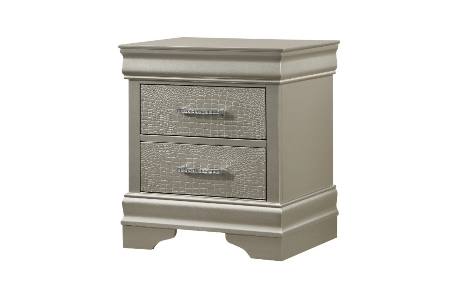 Amalia Silver Nightstand