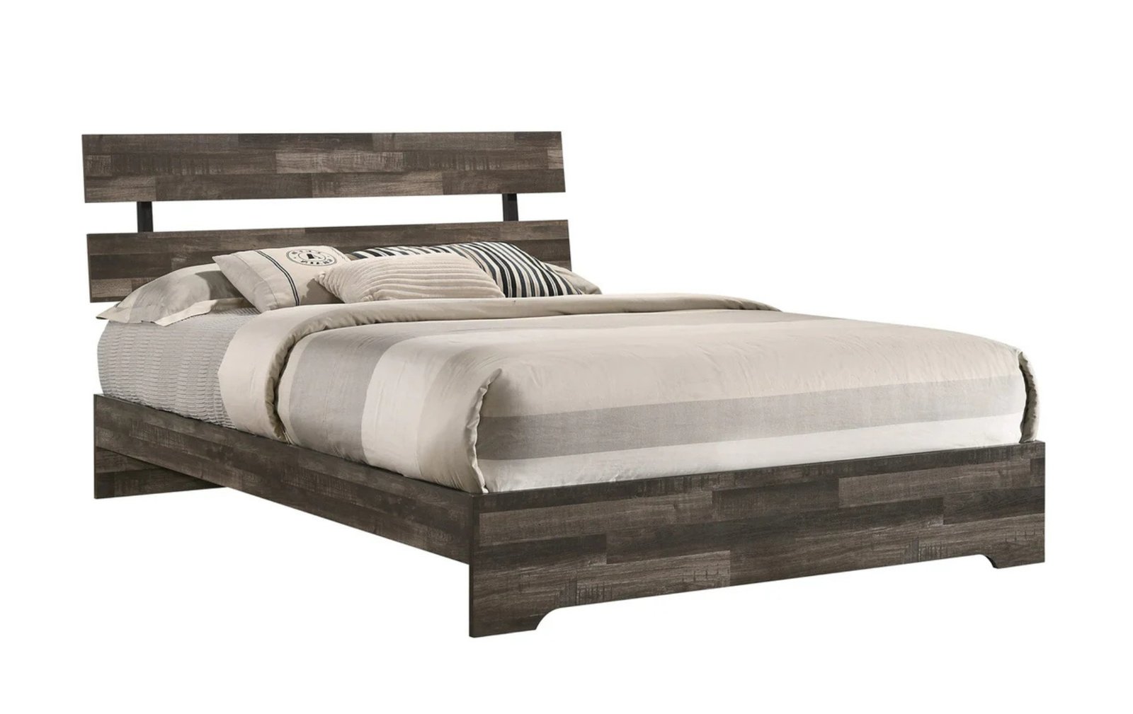 Atticus Queen Low-Profile Wood Bed