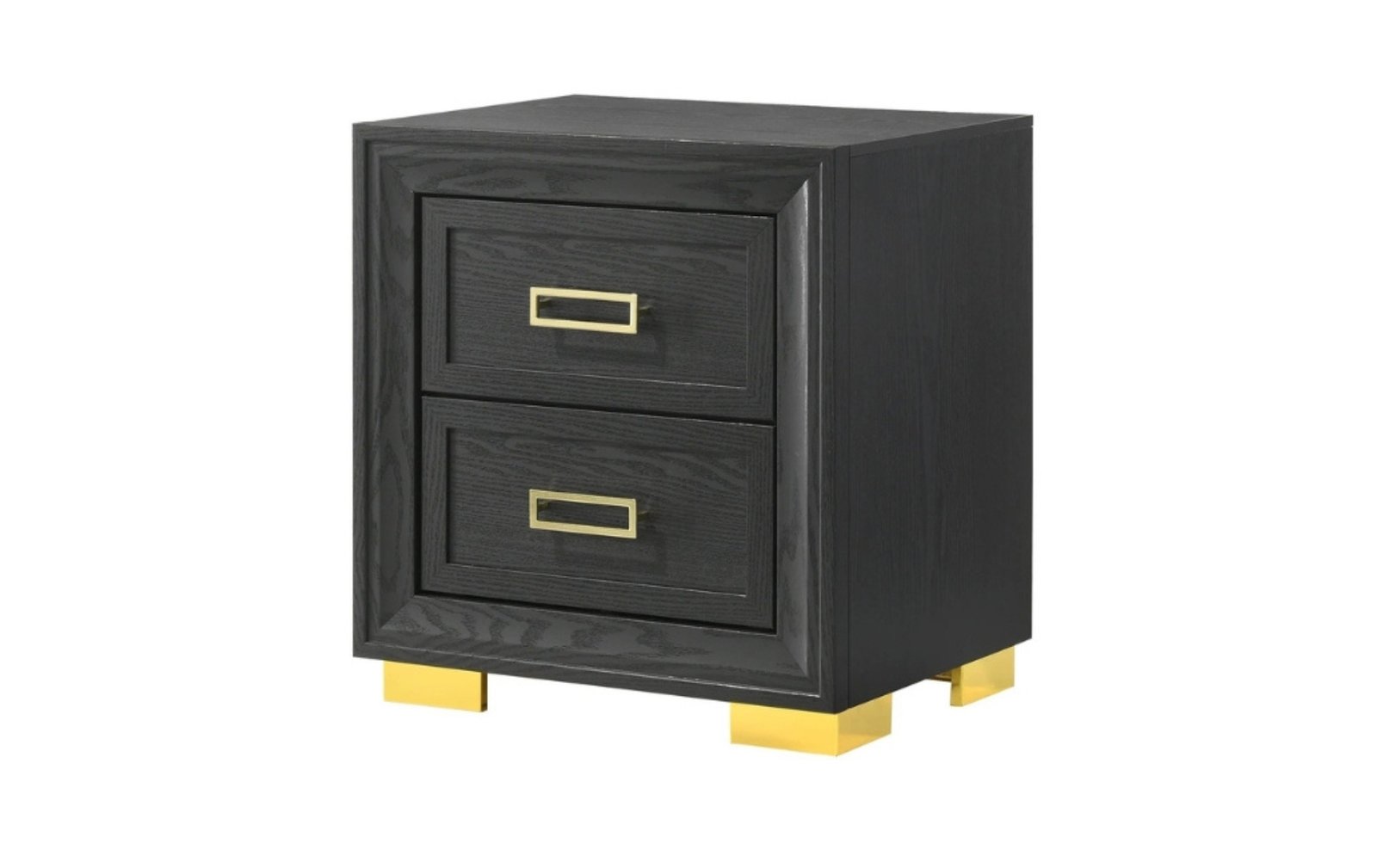 Pepe Black & Gold Nightstand