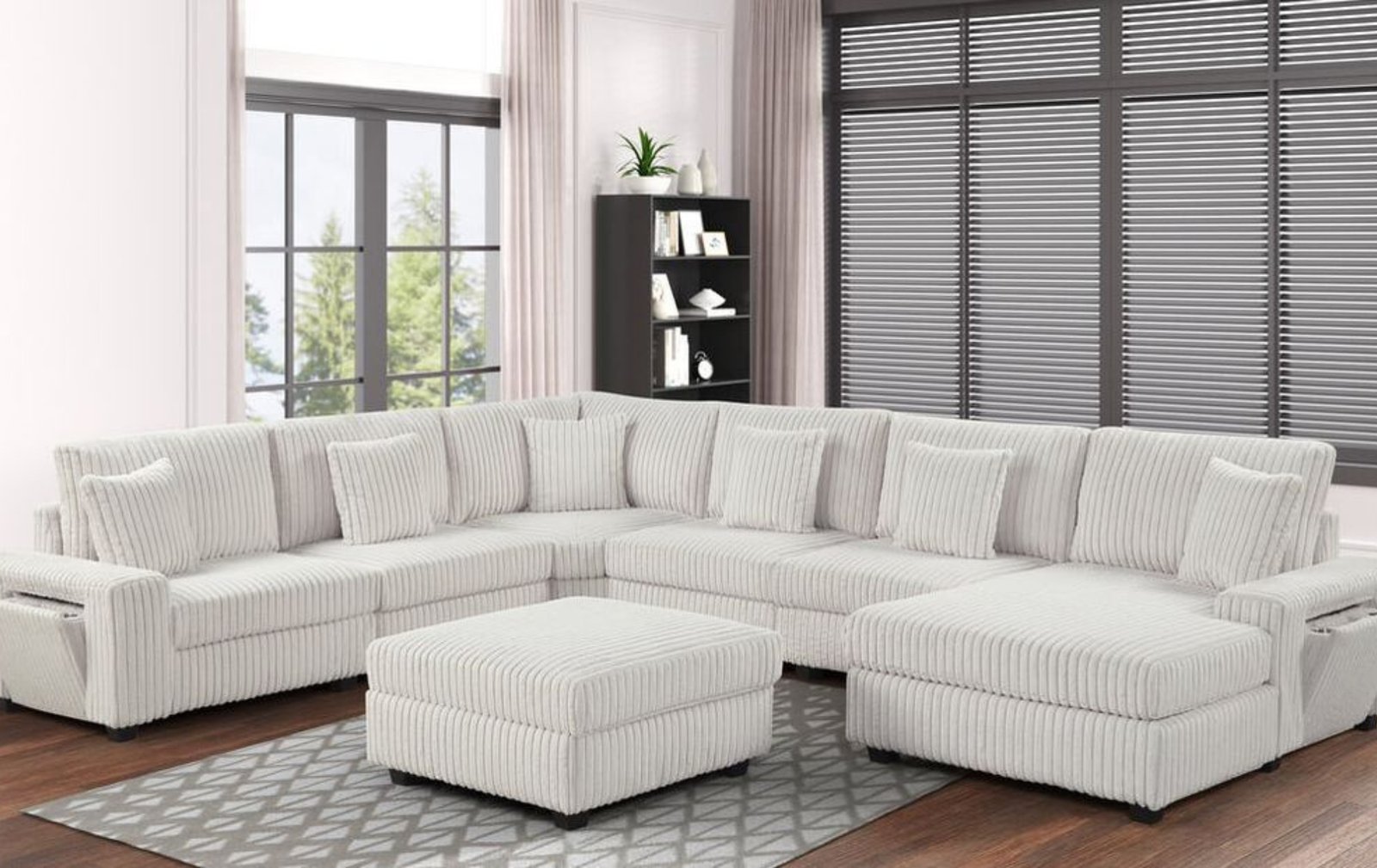 Bazooka Beige 7PC Sectional