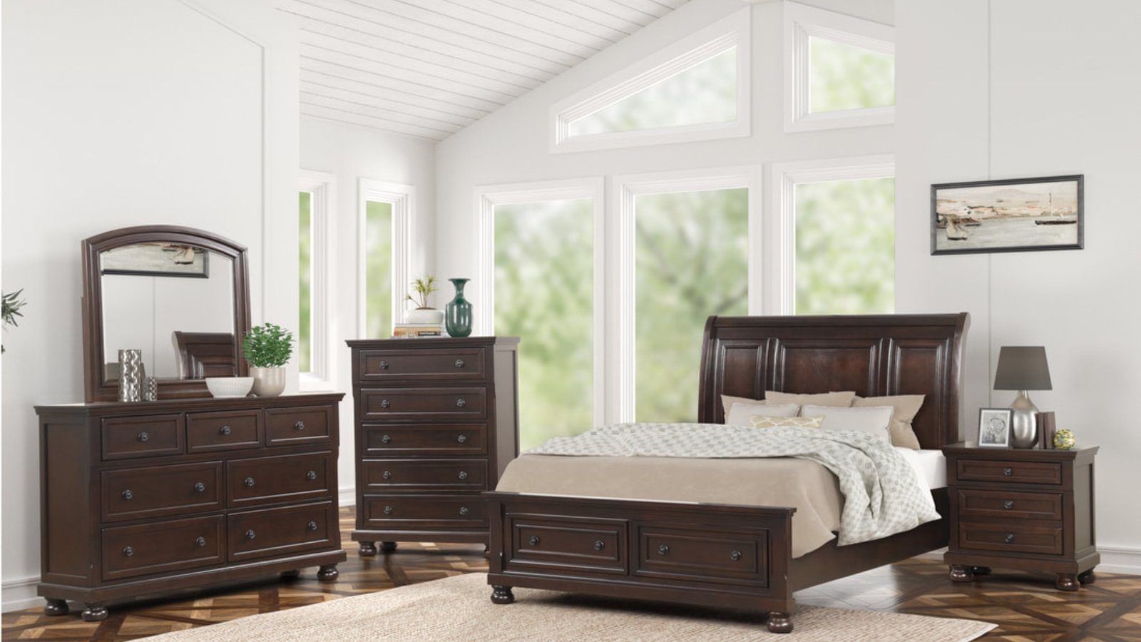 Magnolia Brown Queen Bedroom Set