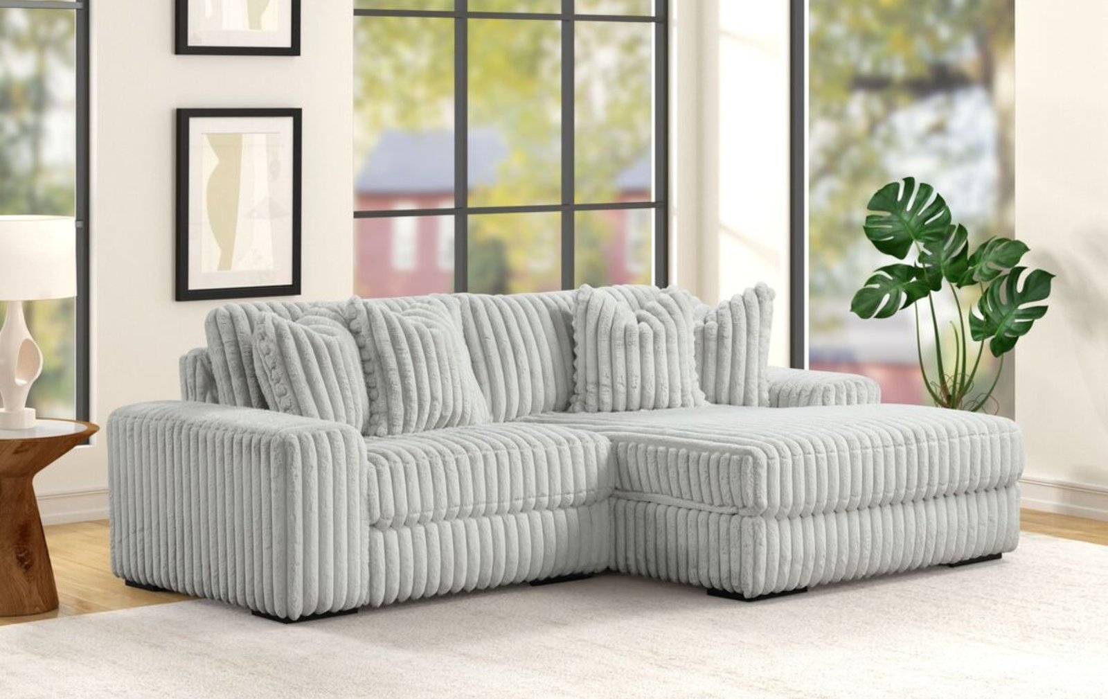 Sunday Gray 2pc Sectional
