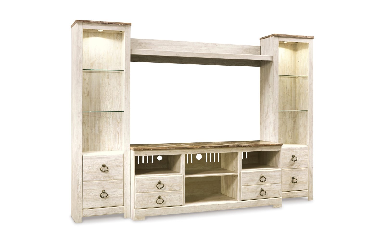 Willowton 4-Piece Entertainment Center