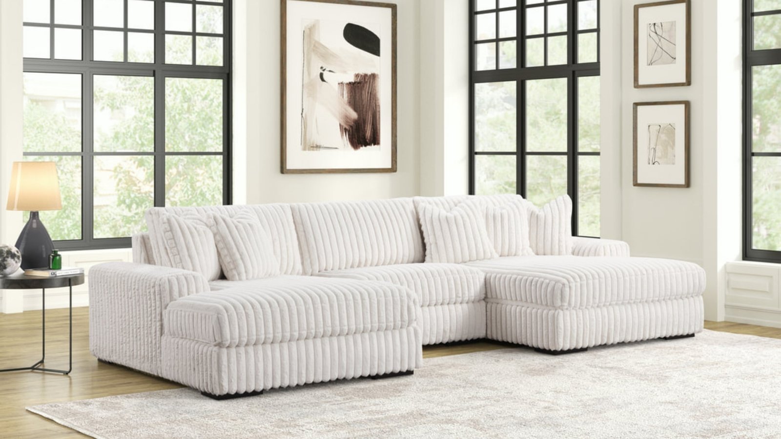 XL Sunday Gray 3pc Sectional