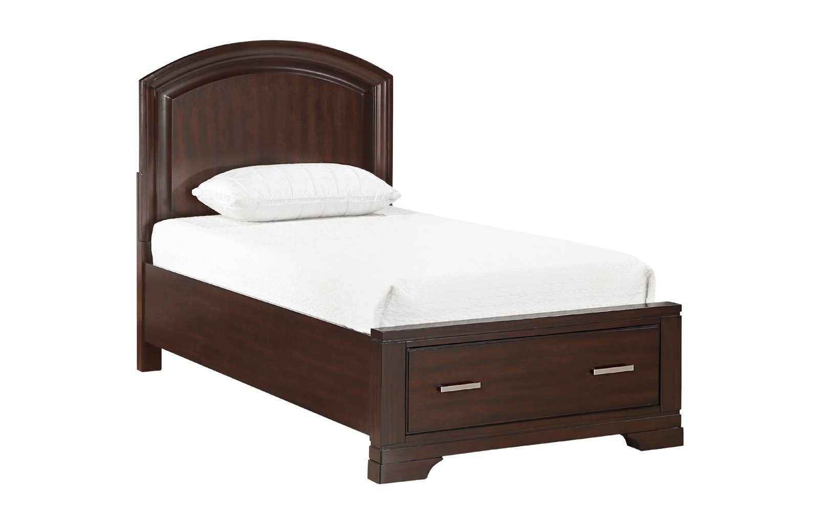 Dark Cherry Storage Full Bed
