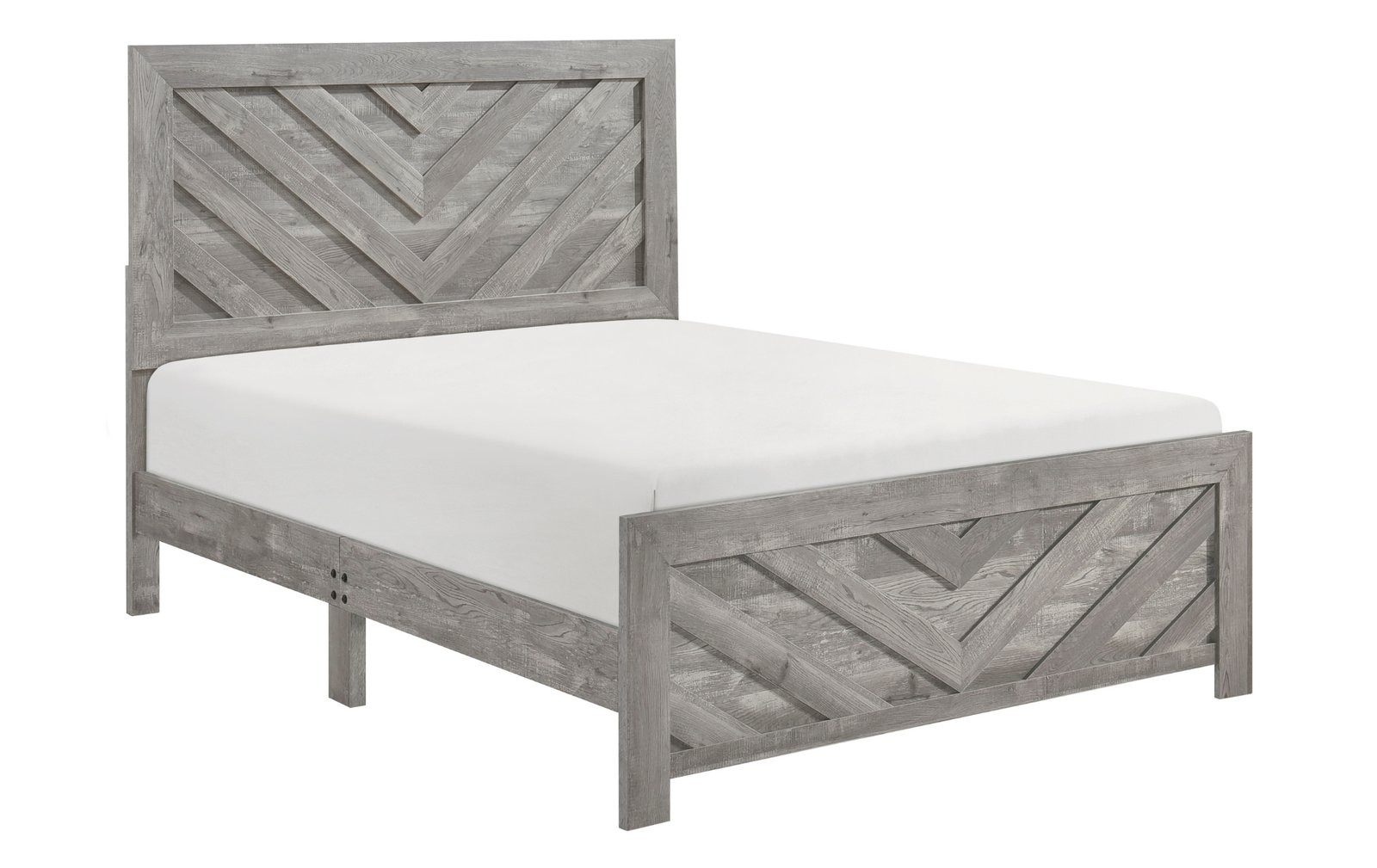 Corbin Gray Chevron Full Bed