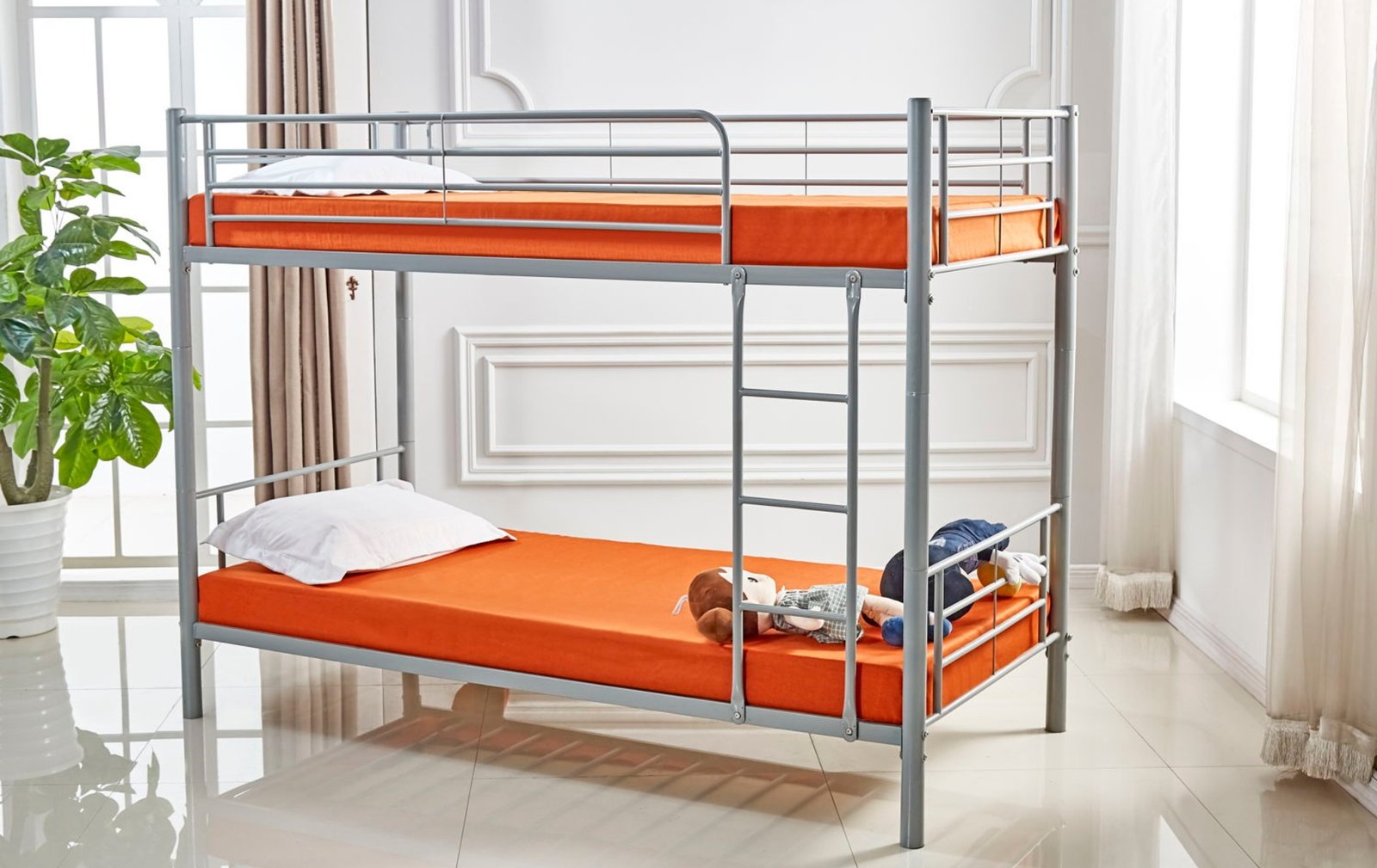 Twin Over Twin Metal Bunk Bed