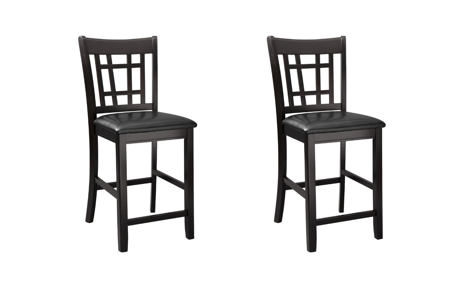Junipero Black Counter Height Dining Chair Set of 2