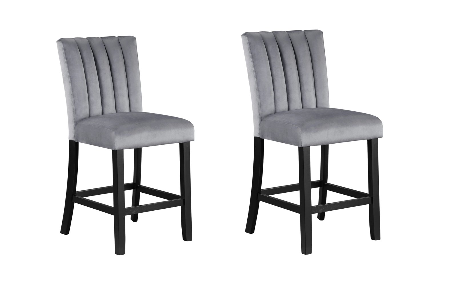 Pascal Gray Counter Height Dining Chair Set of 2