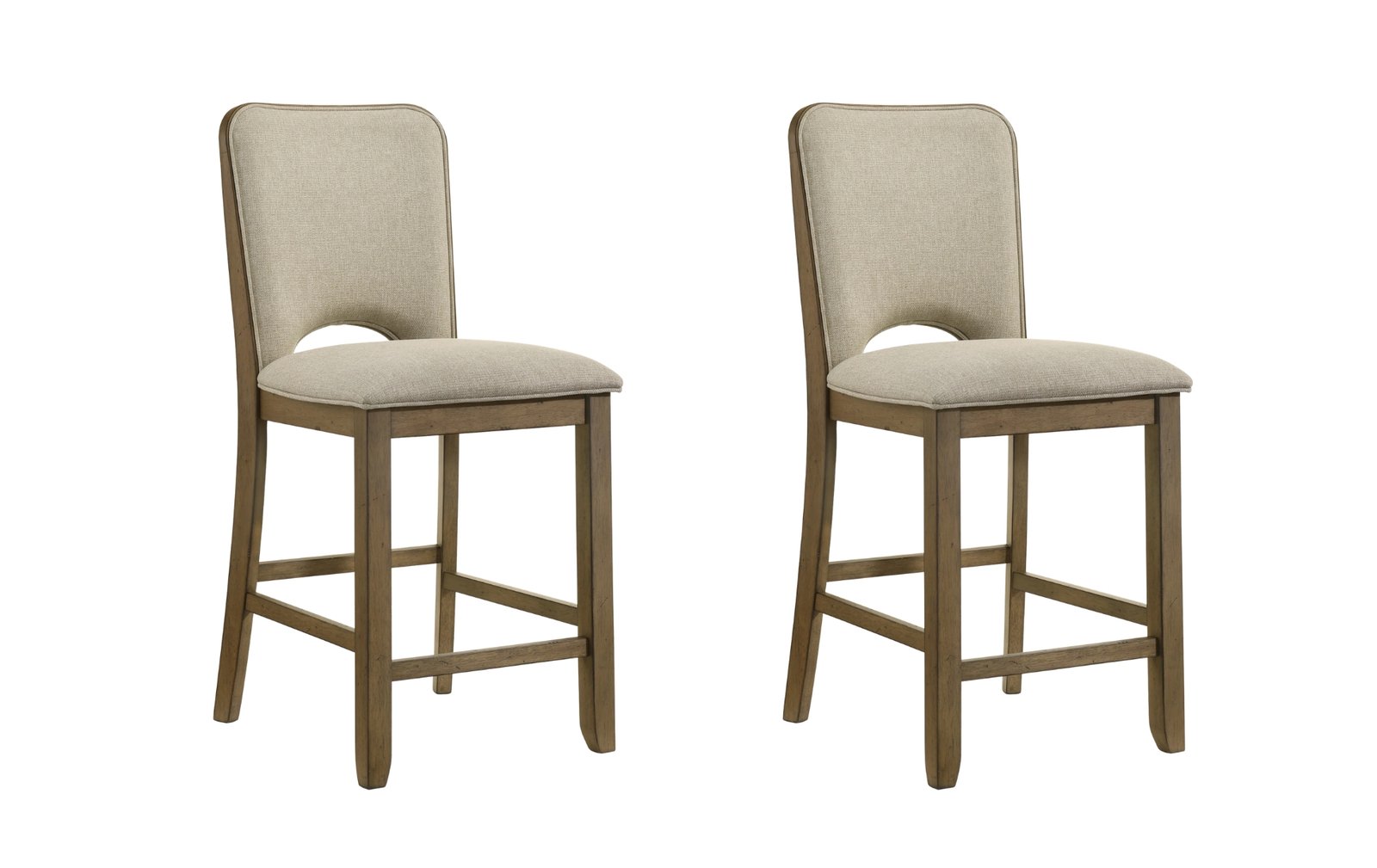 Cockrell Brown Counter Height Dining Chair Set of 2