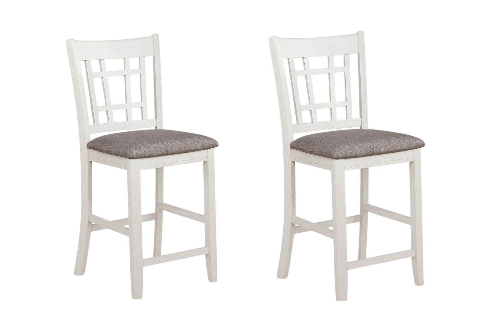 Hartwell White Counter Height Dining Chair Set of 2
