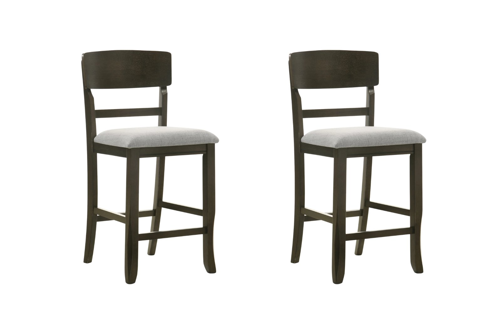 Oakly Brown Counter Height Dining Chair Set of 2