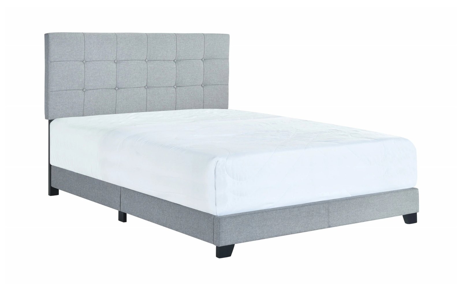 Florence Gray Upholstered Full Bed