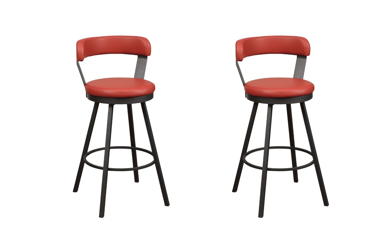 Appert Red Bar Stool Set of 2