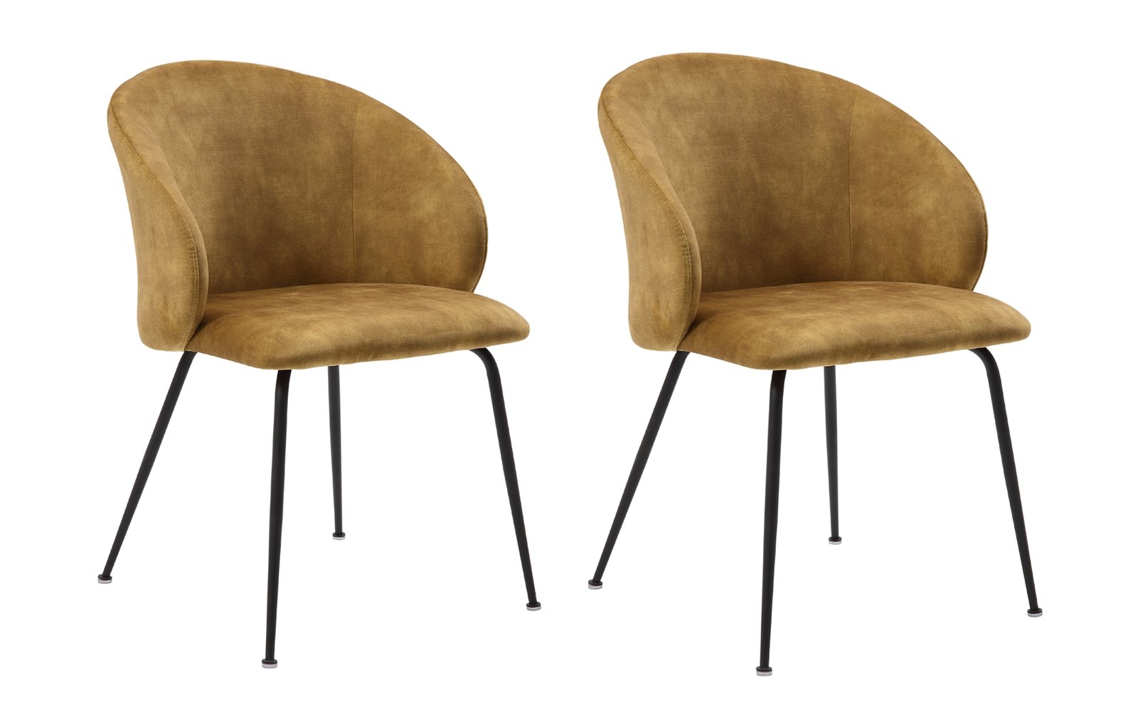 Cosimo Mustard Dining Chair Set of 2