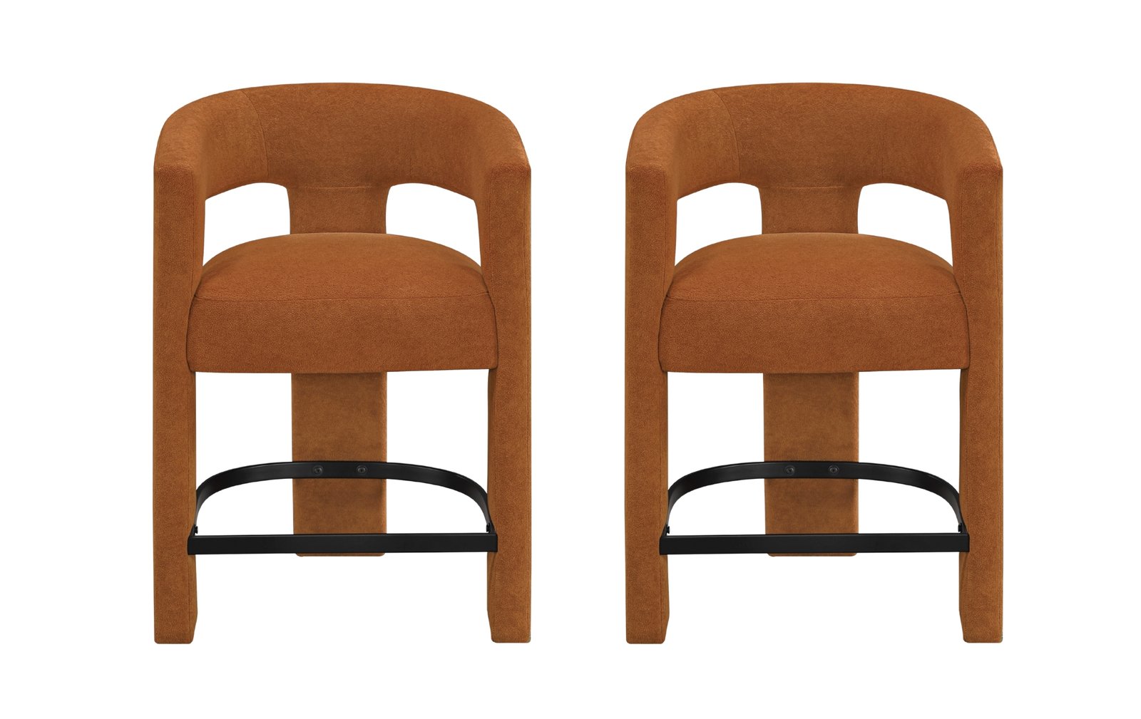 Marais Cognac Counter Height Dining Chair Set of 2
