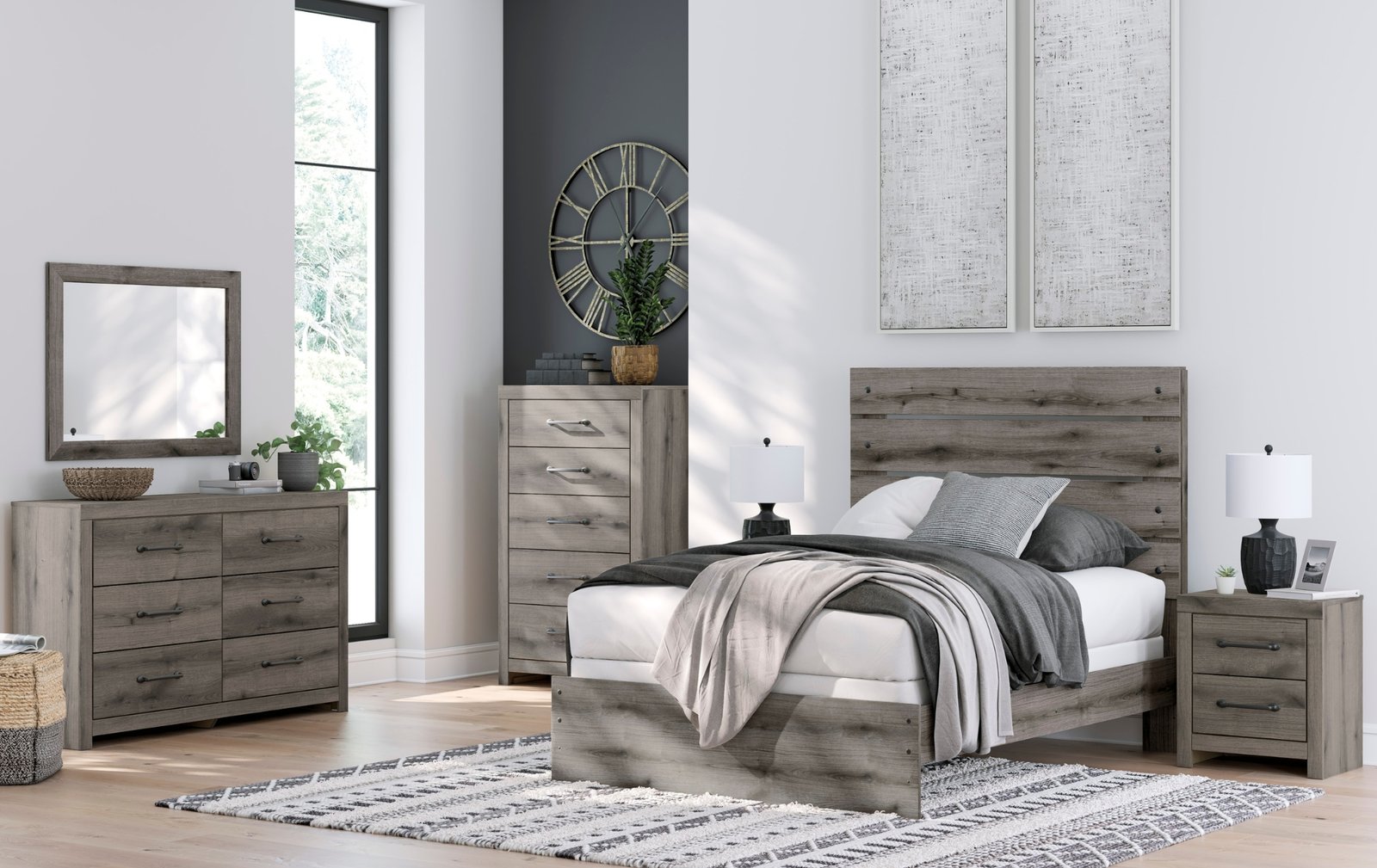 Graystorm Full Panel Bedroom Set
