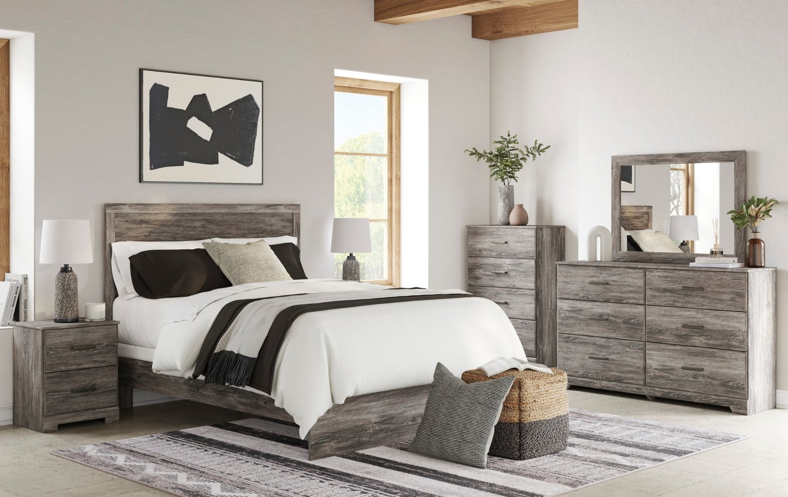 Ralinksi Gray Full Panel Bedroom Set